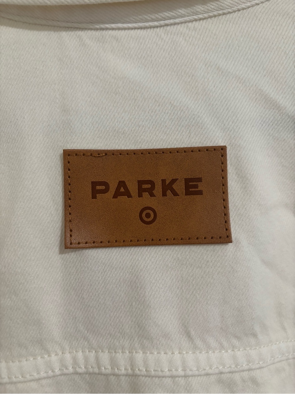 Parke x Target Cream Oversized Shacket - Picture 5 of 7